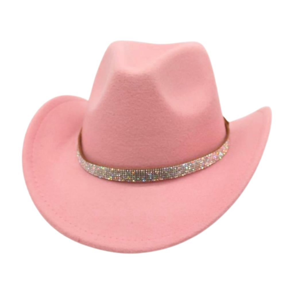 Felt Hat Outdoor Vintage Jazz Hat Vacation Travel British West Cowboy Hat