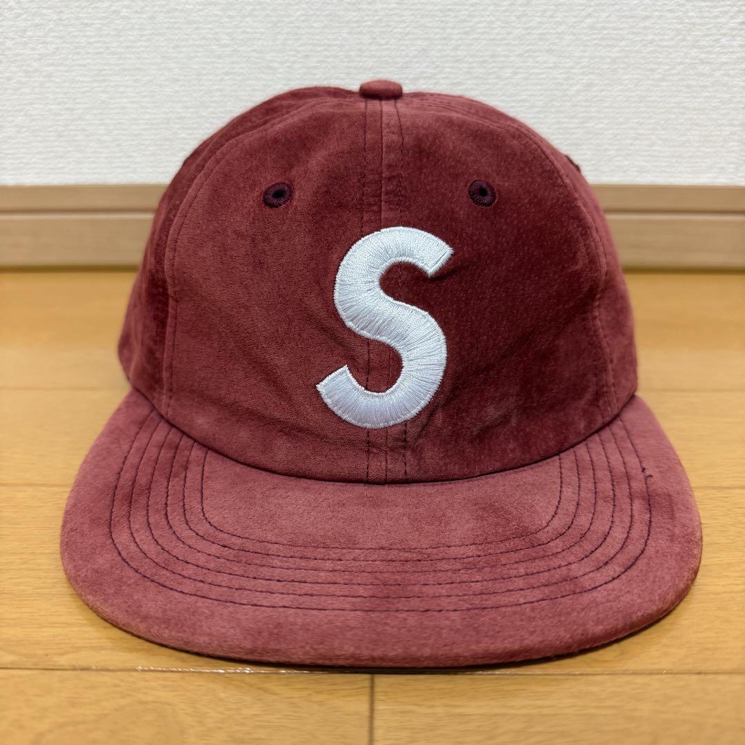 

[USED] Supreme Suede S Logo 6-Panel Red 16aw