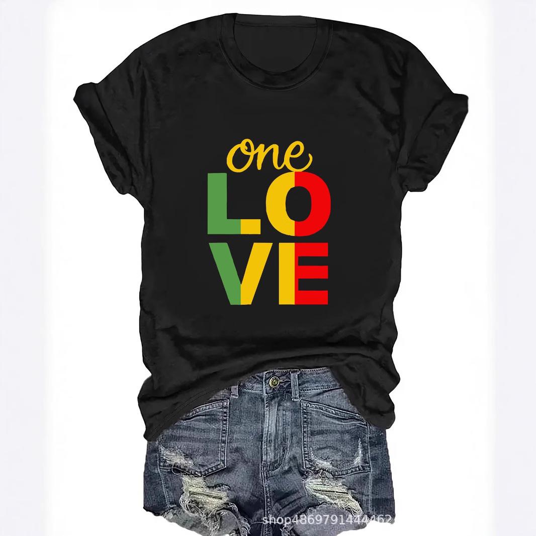 

Women s Fashion Round Neck T-Shirt for Cross-Border Trade 2XL