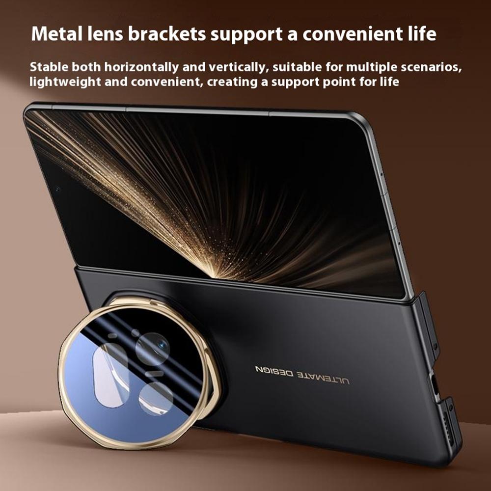 Für Honor Magic V5 5G Magnetische Hülle Objektiv Ständer Hautgefühl PC Handyhülle