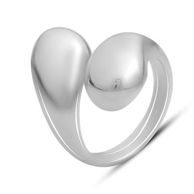 Silver Ring Without Stones, Product Weight 10.41 G (2175681)
