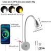 Gooseneck LED Reading Light for RVs and Boats with Touch Dimming
