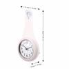 Plastic Hanging Bathroom Clock White Pink Blue Anti-Fog Clock Shower Clock  Bathroom Kitchen Shower