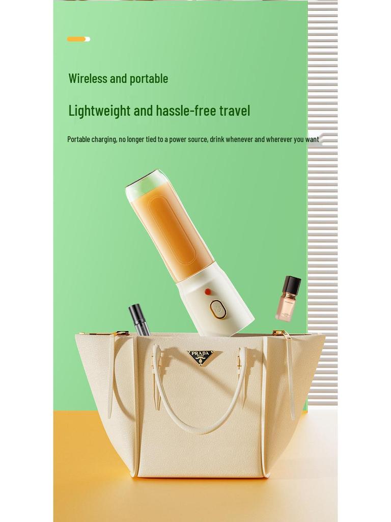 Vaso Licuadora Exprimidor Eléctrico Multifuncional Portátil de Alta Eficiencia