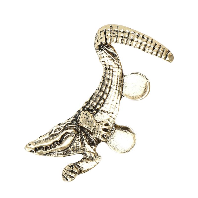 NEW Vintage Animal Crocodile Octopus Shaped Men's Suit Lapel Brooches Pin Classic Accessories For Men Coat Suits