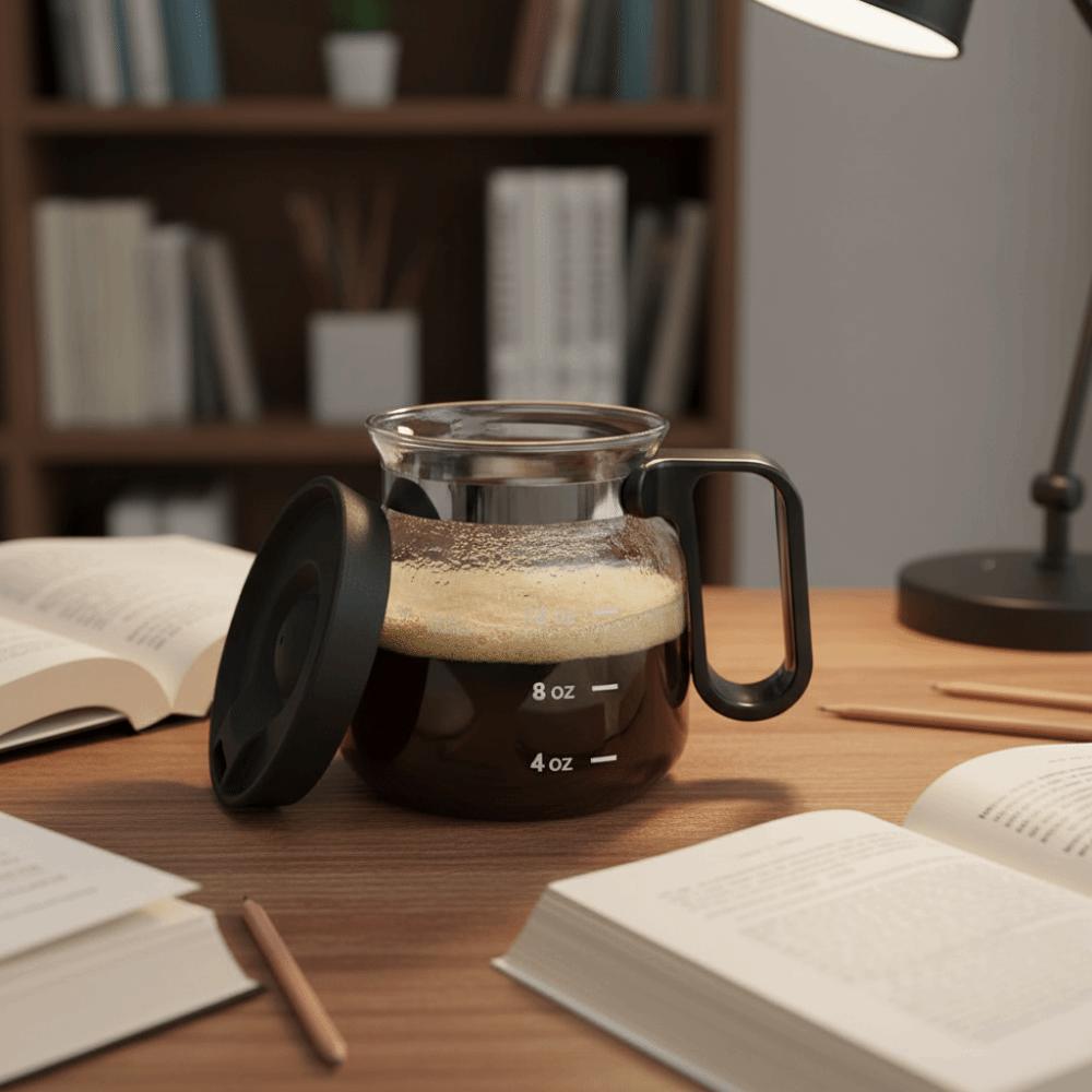 with Scale Coffee Pot Heat Resistant Tea Cup Easy To Clean Drinking Cup Gift