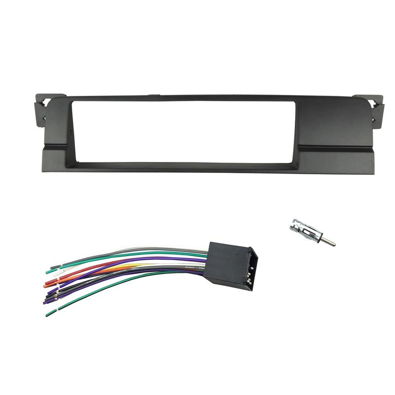 One or Double Din Radio Fascias for BMW 3 Series E46 1998-2005 DVD Stereo Panel Dash Mount Refitting Trim Kit Frame CD Bezel