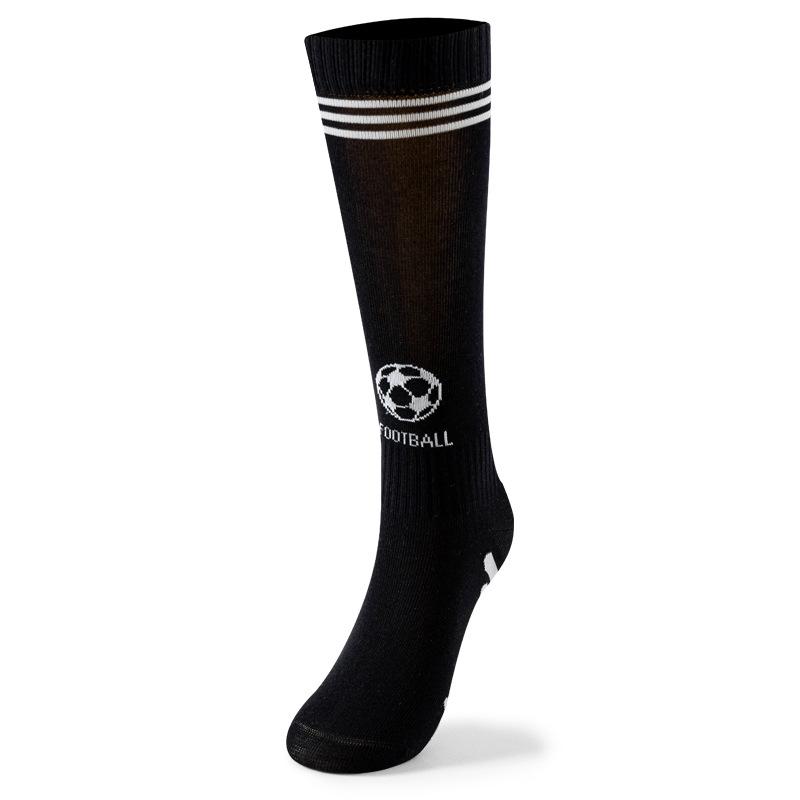 Spring And Summer Children'S Football Socks Thin Boys And Girls Medium And Small Children Classic Striped High Tube Sports Calf Cotton Socks Sweat