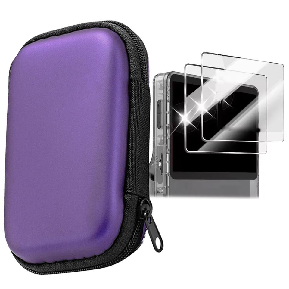 Hard EVA Shell Carrying Case Custom Fit R35S R36S Handheld Game Console Shockproof Protective Cover Organizer Pouch