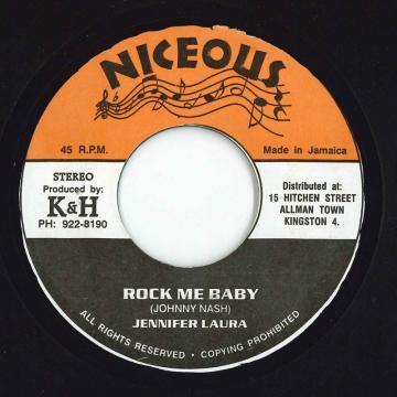 

7inch Record JENNIFER LARA - Rock Me Baby NONE Niceous Jamaica Reggae, Ska & Dub Used
