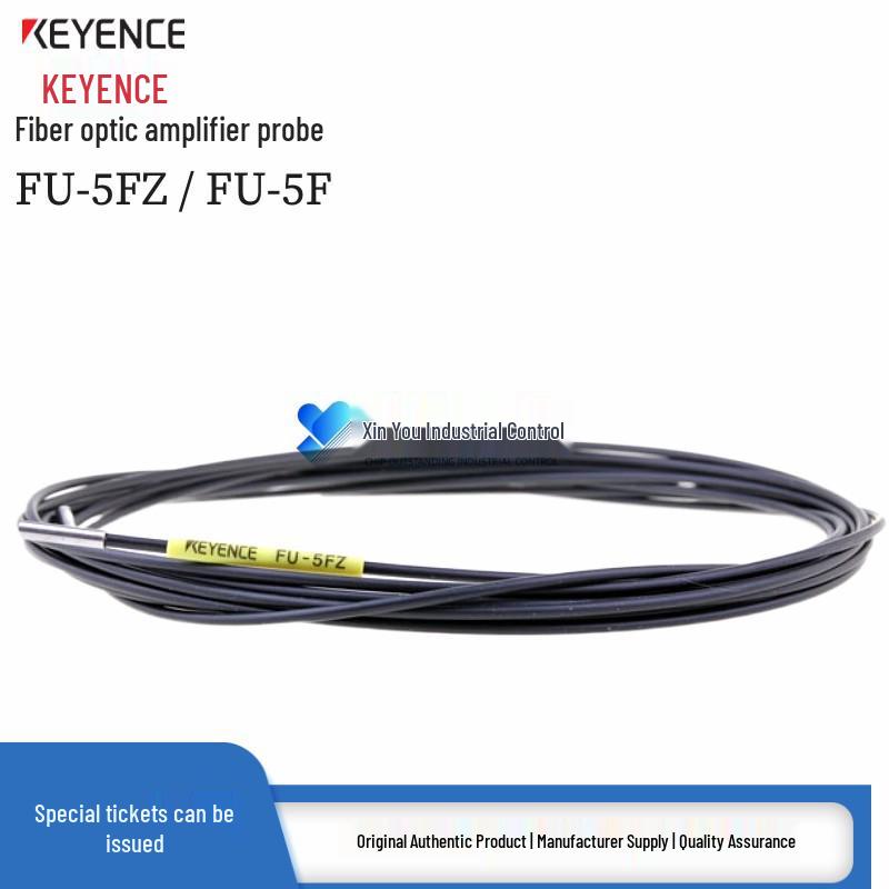 Genuine Keyence FU-5FZ Through-beam Fiber Optic Sensor, 2M Amplifier, In Stock