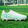 Unisex AG FG Soccer Shoes PU TPU Sole Wearproof Anti-slip Adult Grass Competition Cleats