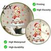 Indoor Christmas Wall Ornaments Decals, Watercolor Stacked Dogs Stickers, Self?Adhesive PVC Xmas Theme Art for Kids Puppy Stickers Bedroom