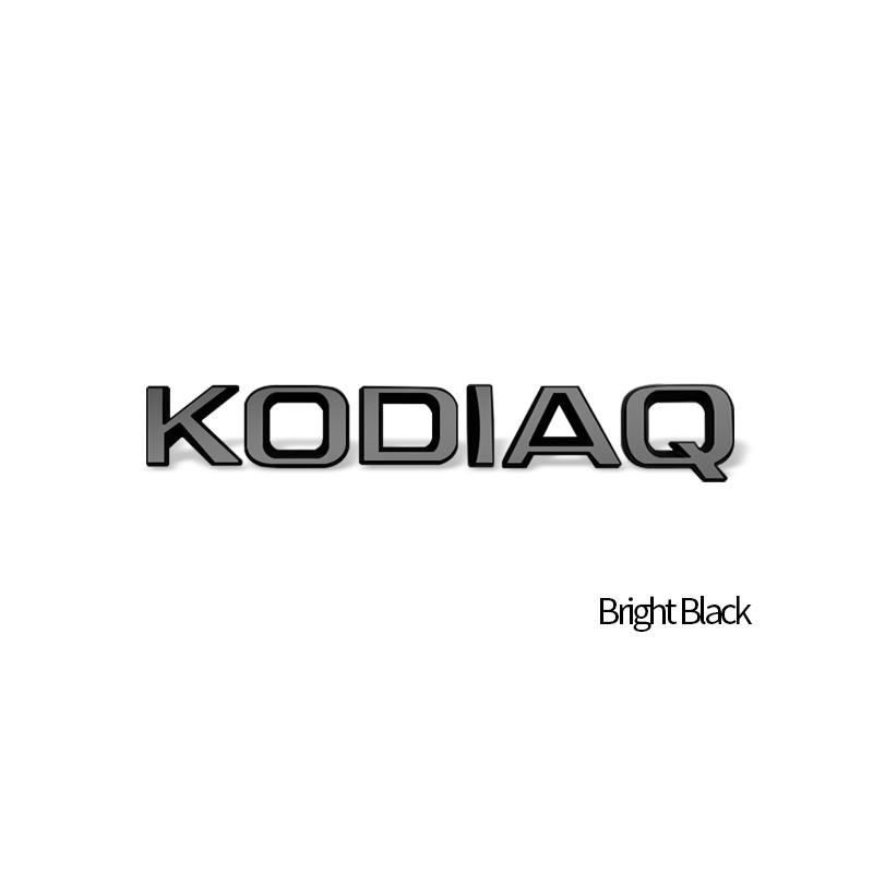 MBOF6 Car-Styling Metal Emblem Bright Black Badge For Skoda Laurin & Klement 4x4 Yeti Octavia Superb Fabia Kamiq Karoq Kodiaq Rapid
