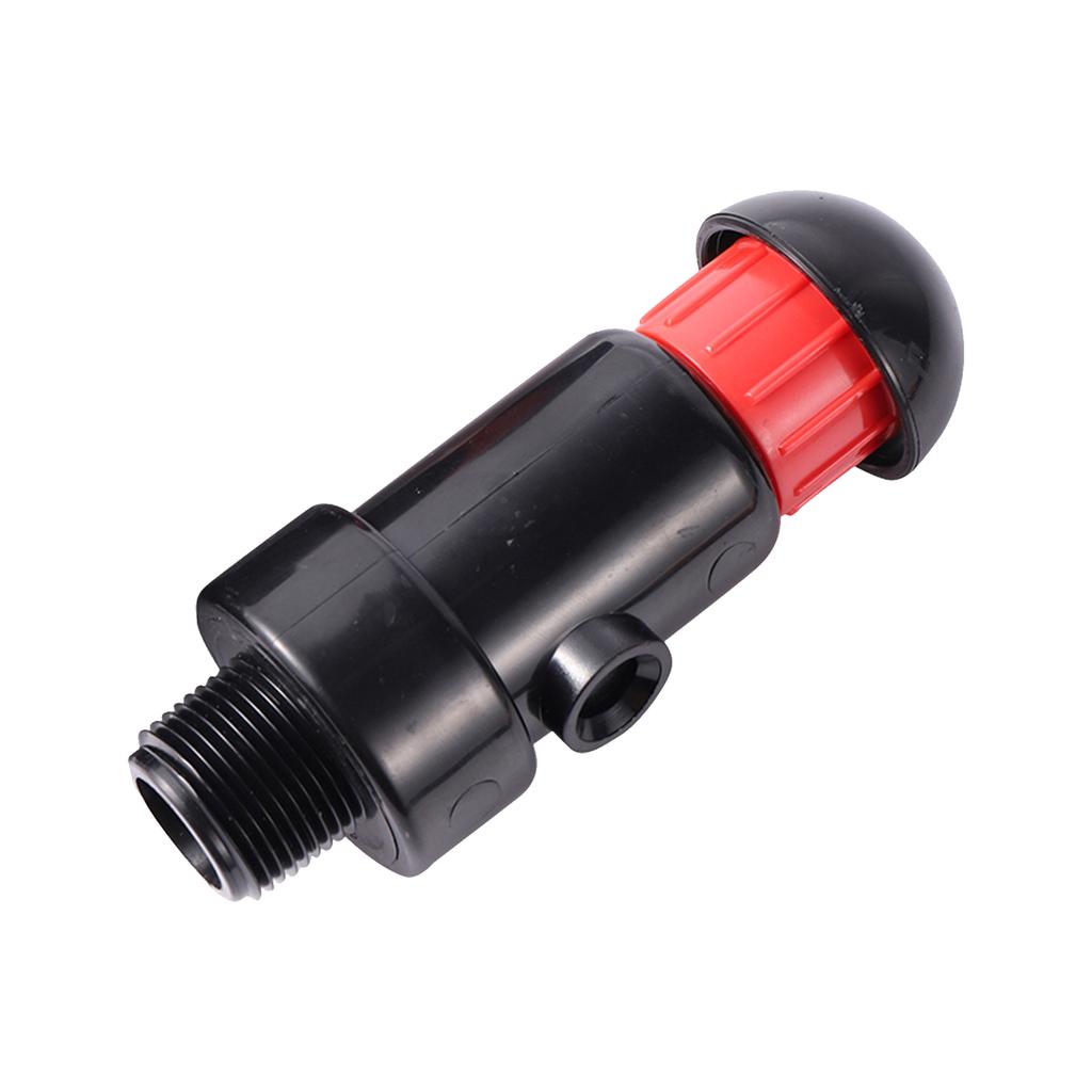 Automatic Exhaust Valve Inlet 1", 3/4" Male Inlet and Exhaust Valve Pipe Fitting Alarm Valve Agricultural Tools