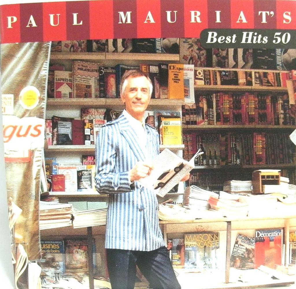 CD PAUL MAURIAT - 50 Beste Hits PHCA30589 Japan ObiStemningsmusikk Brukt