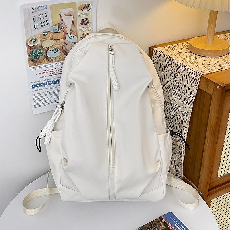 Schoolbag Schoolbag Female College Students Simple Niche Design Sense Backpack High Value Junior High School Students Leisure Travel Backpack