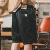 Men's Vintage Corduroy Work Shorts Youth Casual Five-Piece Pants