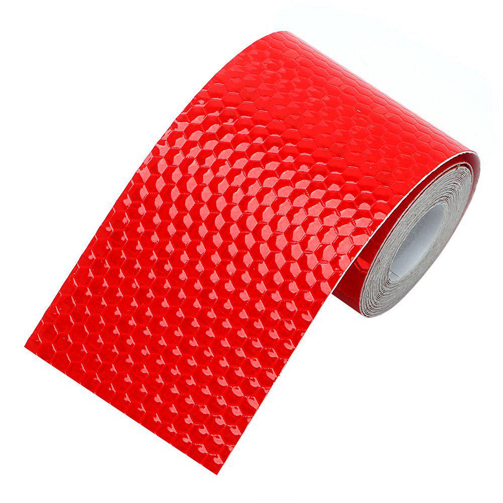 5cm x 3m Self-Adhesive Reflective Warning Strip for School Buses, Trucks, & Bicycles - Night Visible Decoration Sticker