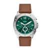 PRIVATEER Chronograph Braunes Lederarmband Uhr