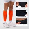 1 Pair Soccer Shin Guard Sleeves with Pocket High Elastic Calf Socks for Football Quick-dry Breathable Leg Guards 1