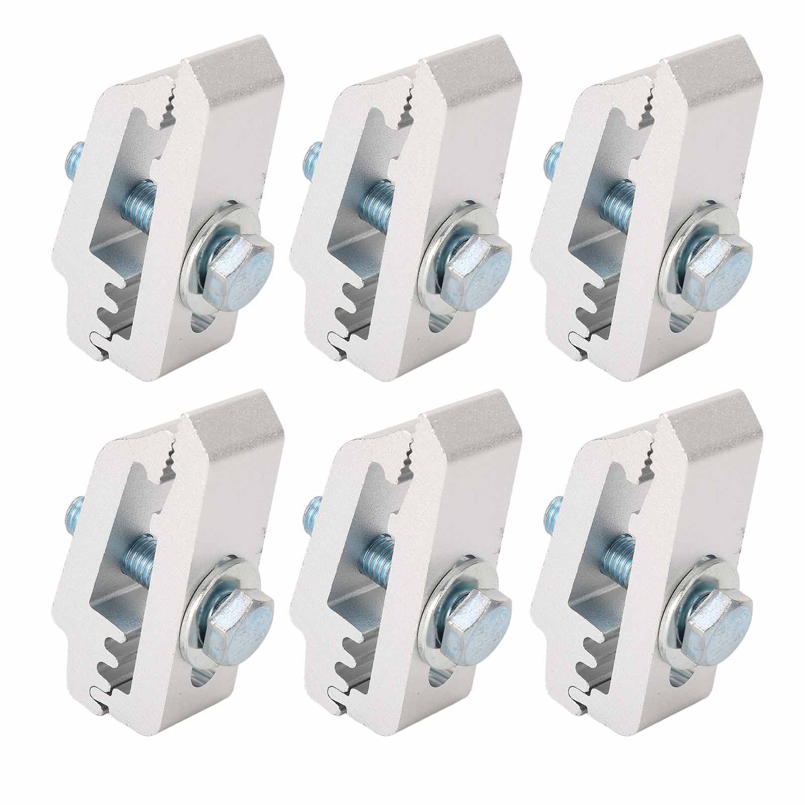 

6 шт. Зажимы для крышки кузова грузовика 1112514 Алюминиевые Низкопрофильные Монтажные зажимы для большинства кузовов грузовиков