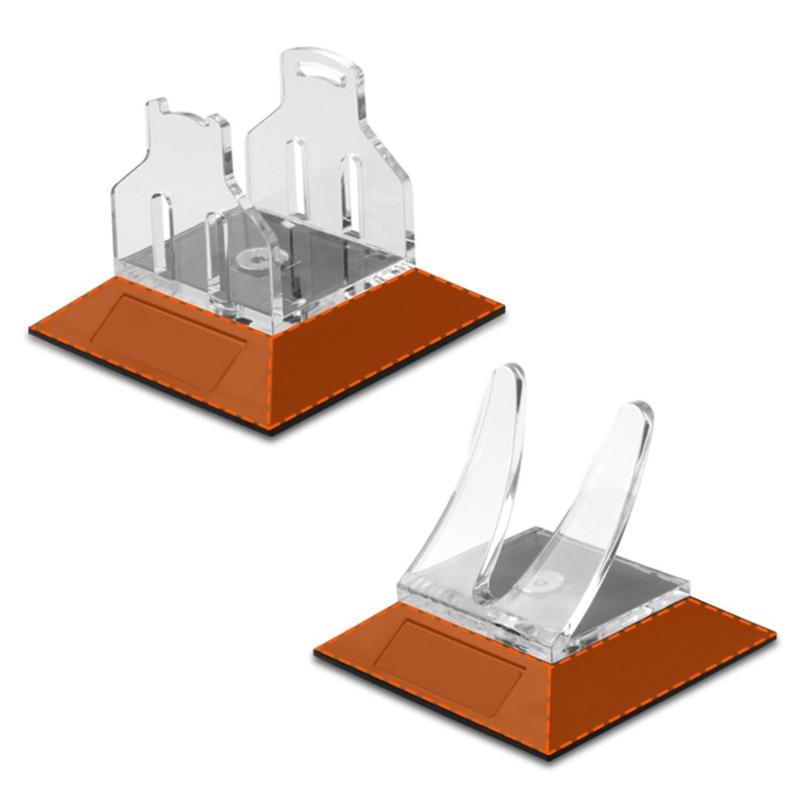Easy to Install Acrylic Reel Holder Quick Setups Space Saving Design for Baitcasting Reels Display Rack Stand