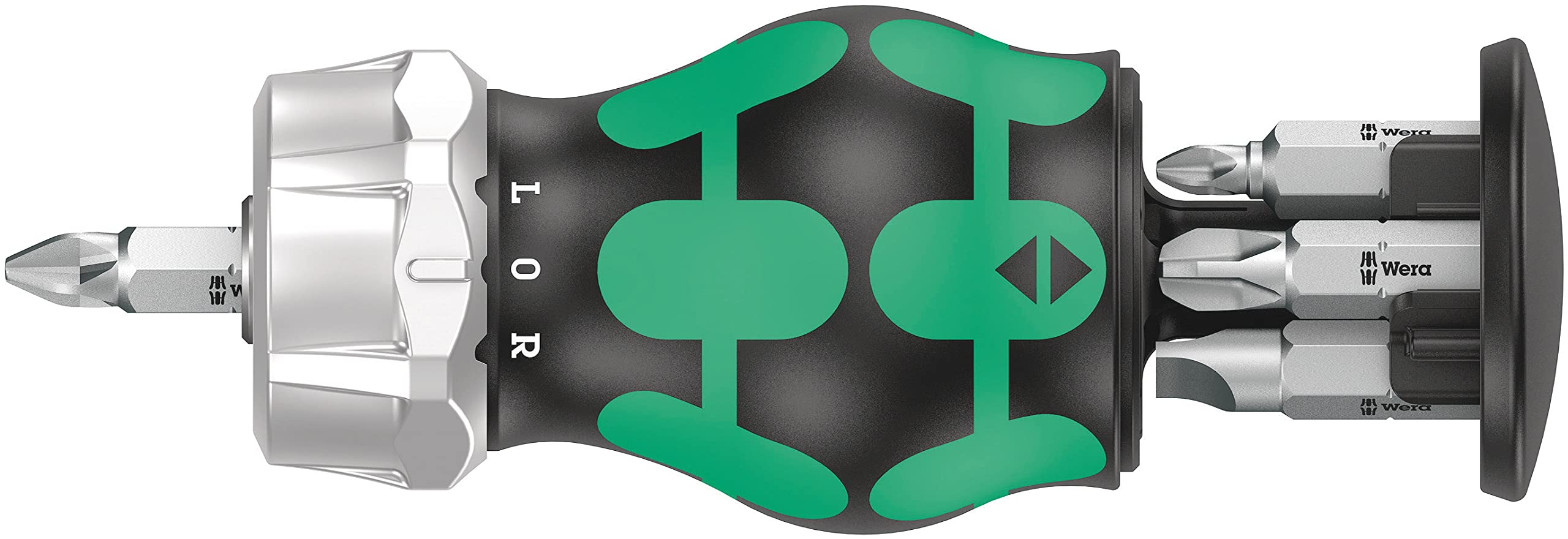 

WERA Набор коротких отверток-трещоток с 6 битами Phillips и шлицевыми битами (Код товара 008885)