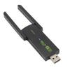 Wireless USB WiFi Adapter for PC 1300Mbps Dual 5Dbi Antennas 5G 2.4G WiFi Adapter MU MIMO WiFi Dongle for Windows 7 8