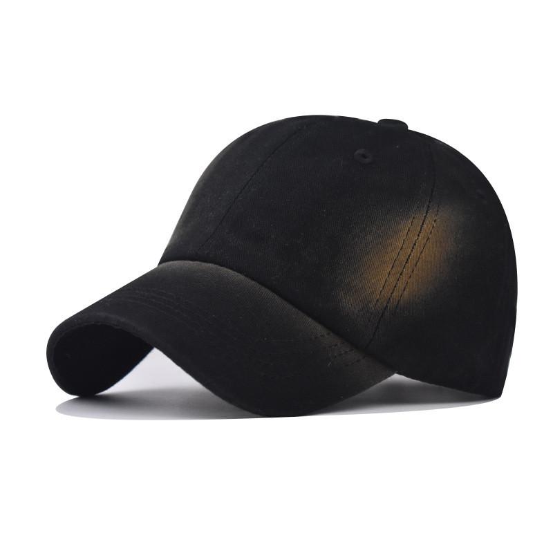 Denim Cotton Washed Baseball Hat With Adjustable Strap For Year Wear Round