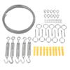 Rubber Coated Stainless Steel Wire Rope Kit String Light Hanging Kit Outdoor Garden Railing Cable Set