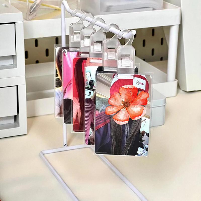 Kommode Metall Utstillingsholder Nøkkelringer Hengende Klemme Plast Pyntegjenstand Bordplate Smykkeholder