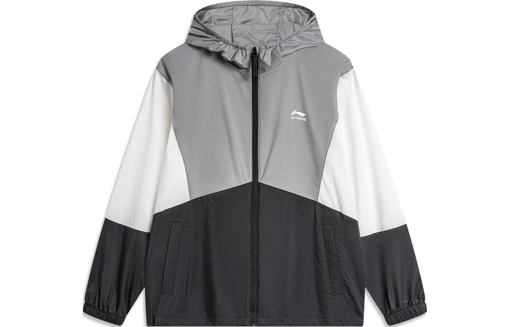 Коллекция Li Ning Sports Life Дышащая одежда с защитой от солнца Мужская Ультра-серый и Черный Мультиколор Сочетание AFDU363-1 3XL
