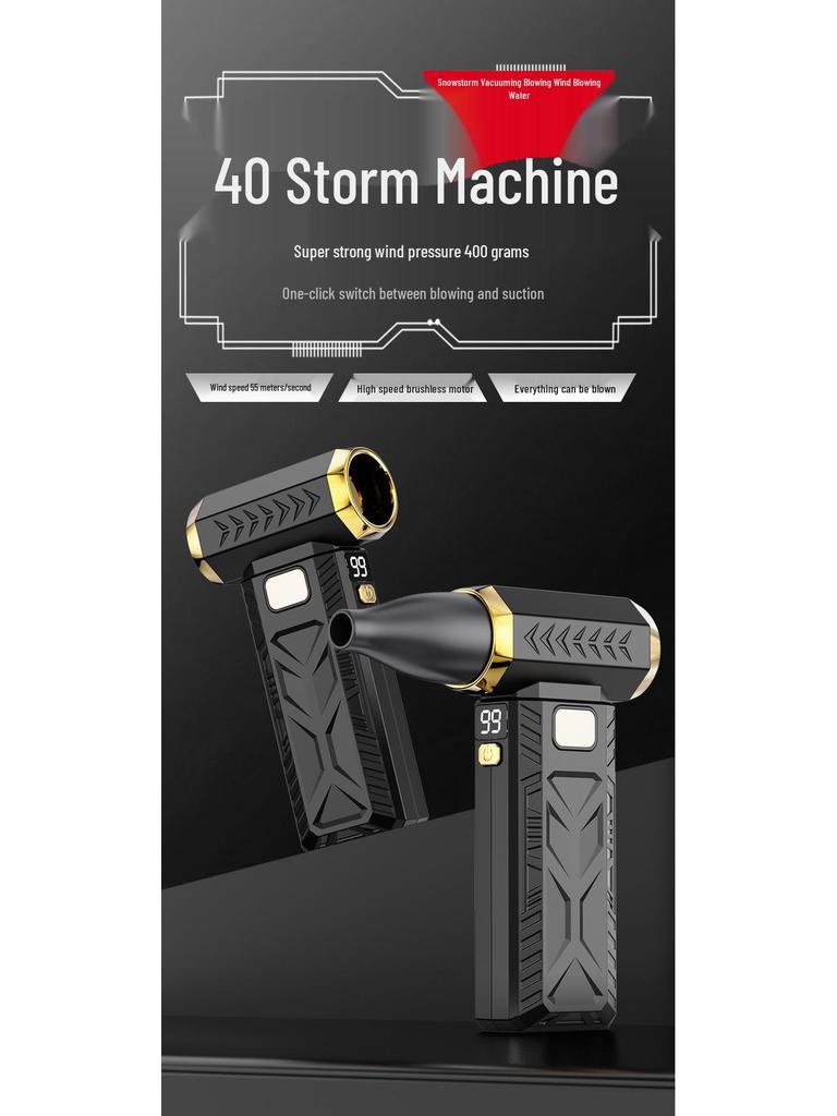 Portable High-Speed Handheld Fan & Hair Dryer for Outdoor Camping and Dust Removal