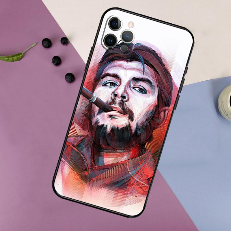 Che Guevara Phone Case For iPhone 16 15 14 13 12 11 17 Pro Max 13 Mini 16 Plus 16e 17 Air Bumper Cover
