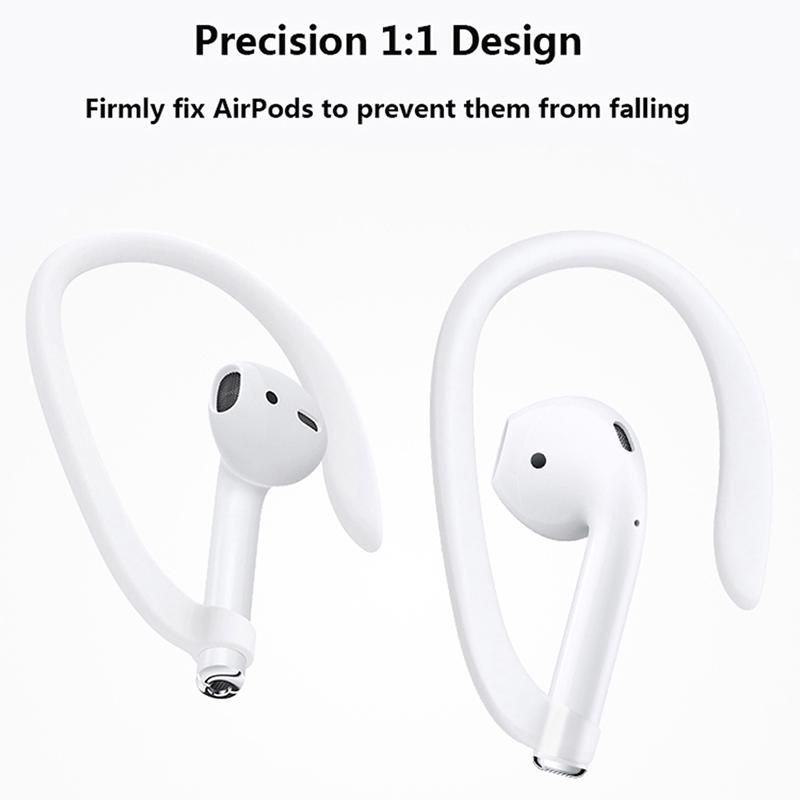 2 pary wysokiej jakości mini zestawu słuchawkowego Bluetooth zapobiegającego upadkom na ucho uchwyt na słuchawki