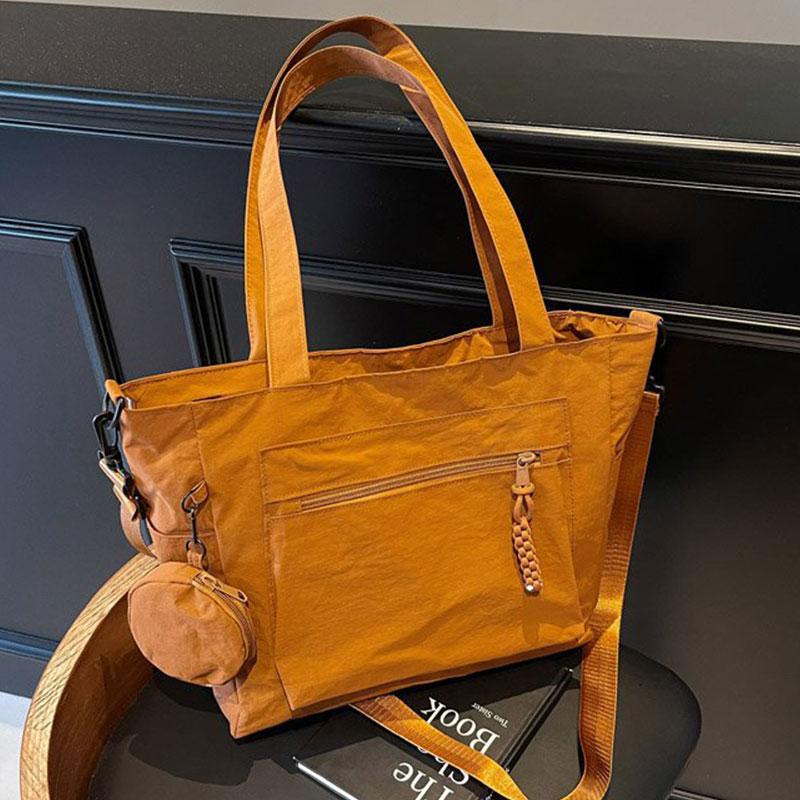 Casual Women's Tote Bag Lightweight Nylon Versatile Shoulder Bag Large Capacity Women Crossbody Bags College Girls Handbag