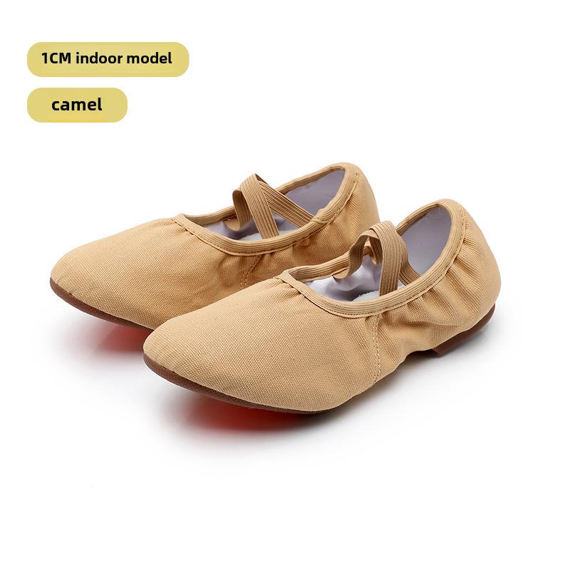 Women's Heeled Dance Shoes - Adult Ballet - Soft Leather Sole - Indoor/Outdoor - Lace-Free - Teacher Approved