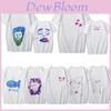 Kpop Graffiti Bts Baumwoll T-Shirt Suga Jimin V Grafik Shirt Unisex Paar S T-Shirt