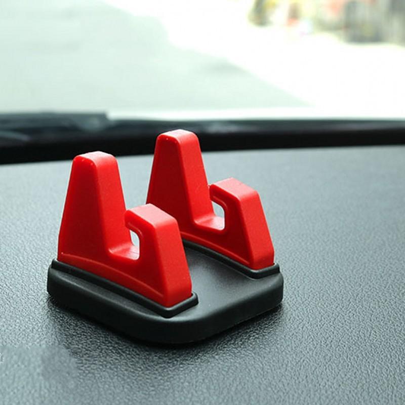 360 Graden Draaibare Auto Telefoonhouder Plakt Op Dashboard Siliconen Beugel Telefoonstandaard Auto Dashboard GPS Stabiele Telefoonhouders