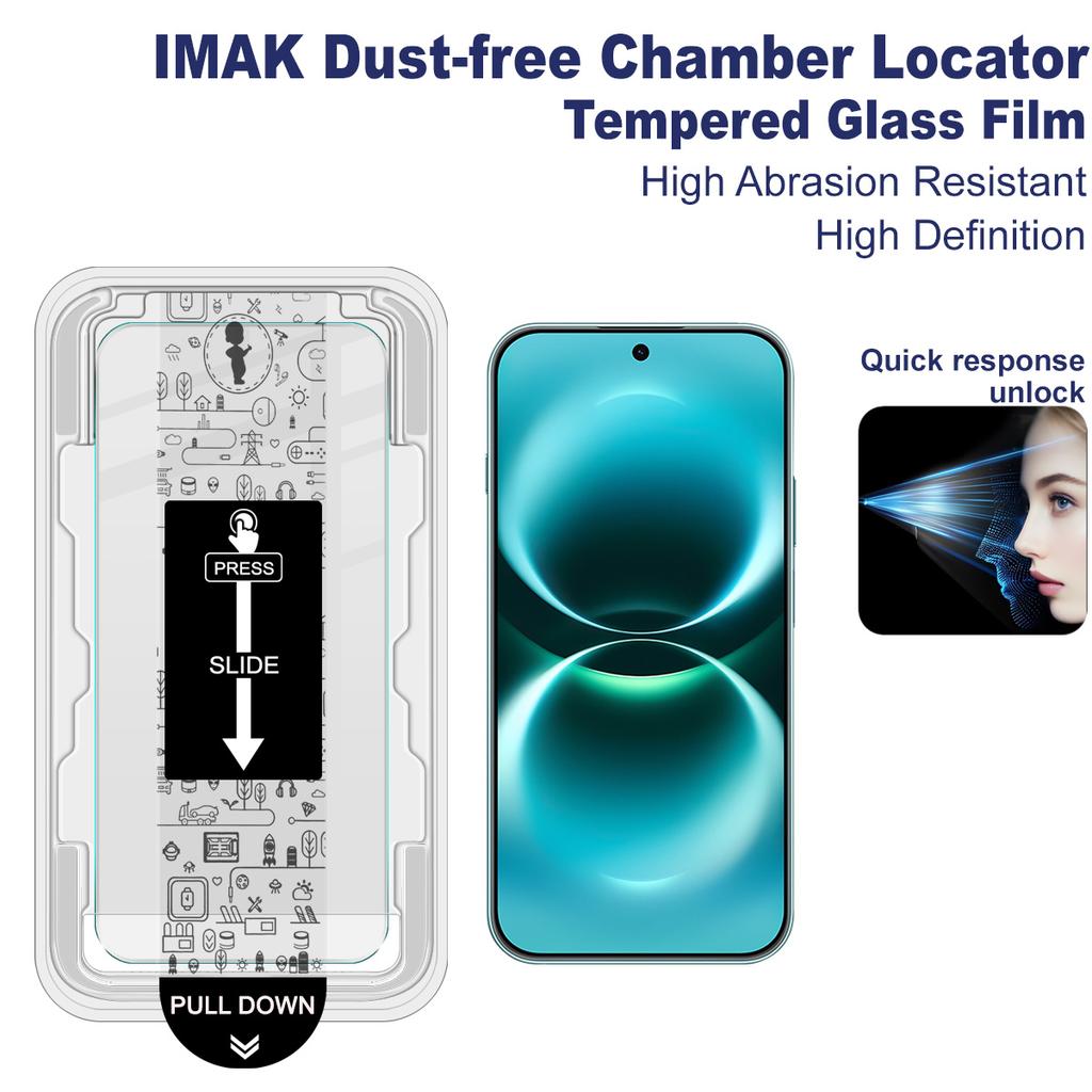 Huawei Nova 15 Max Glass IMAK Dust-free Cabin H Series Tempered Glass Film