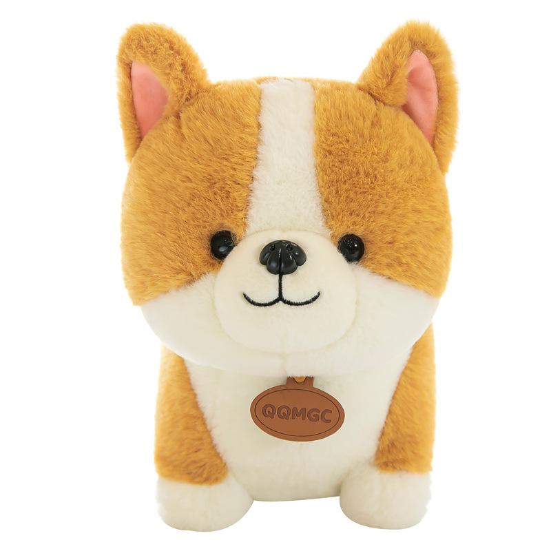 Cute Butt Corgi Doll Plush Toy Short Legs Rag Doll Girl Sleeping on Bed Pillow