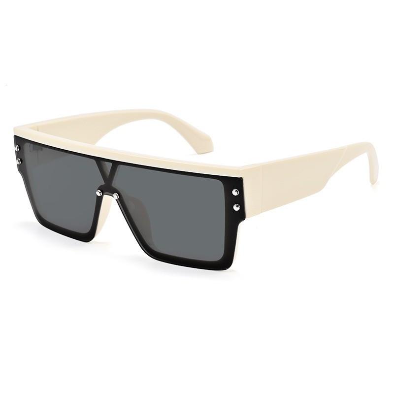 

2025 Summer Black Frame Gray Pc Sunglasses For Outdoor Cycling Uv400 Sun Protection BeigeFrameGrayLens