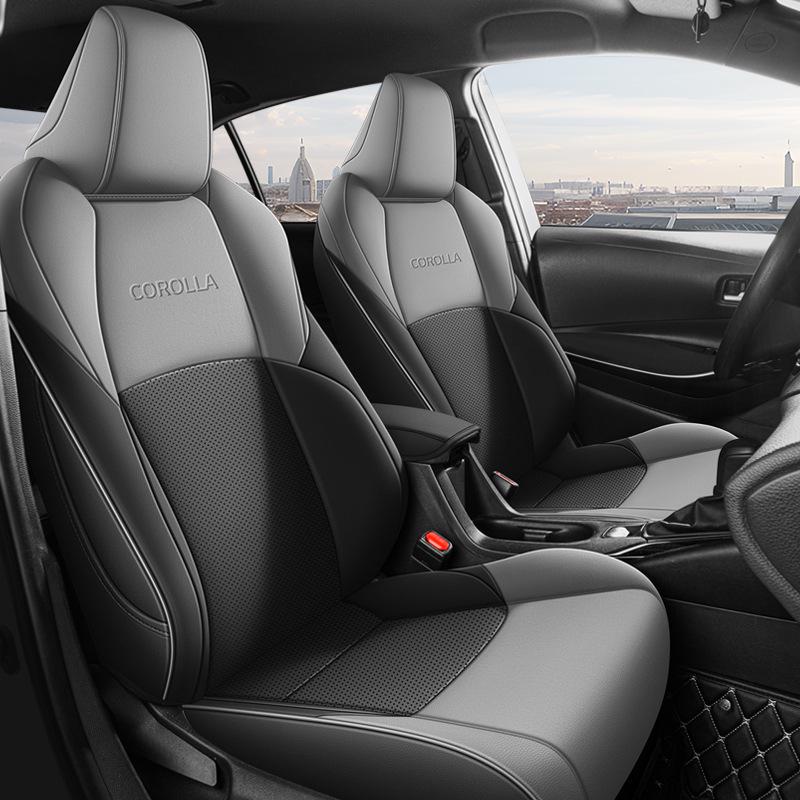 Universal All-Season Seat Covers for Toyota Corolla, Fits Dual-Engine Models, Fully Enclosed Car Seat Cushions