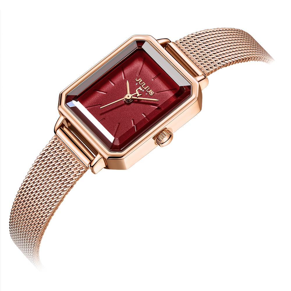 Jyullieoseu Ja-1223 Feminine Square Women'S Metal Watch