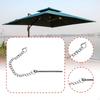 Patio Umbrella Stabilizer Pin with Chain Strap Universal Outdoor Replacement for