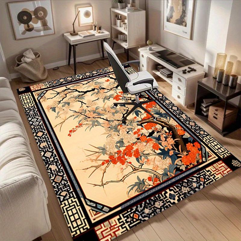 1pc. Beautiful Floral Pattern Rug for Home Decor, Office Carpet, Chair Cover, Outdoor Mat, Gift Idea