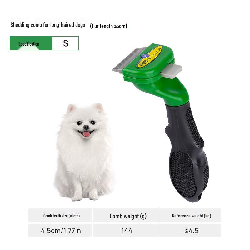 

Third Gen Universal Pet Deshedding & Knot-Opener Comb for Cats & Dogs