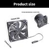 12cm Adjustable Ventilation Fan 3000RPM DC12V with Speed Controller for Enhances Airflows In Kitchens and Workshops