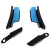 Rear Bumper Cover Trim Fender Flare Extension Wheel Eyebrow Carbon Black For Mercedes W176 A160 A180 A200 A250 A45 AMG 2013-2019